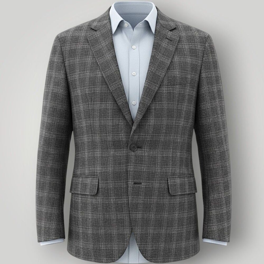 JOSEPH ABBOUD Mens Blazer Sport Coat Two Button Jacket 42R Italian Linen/Wool